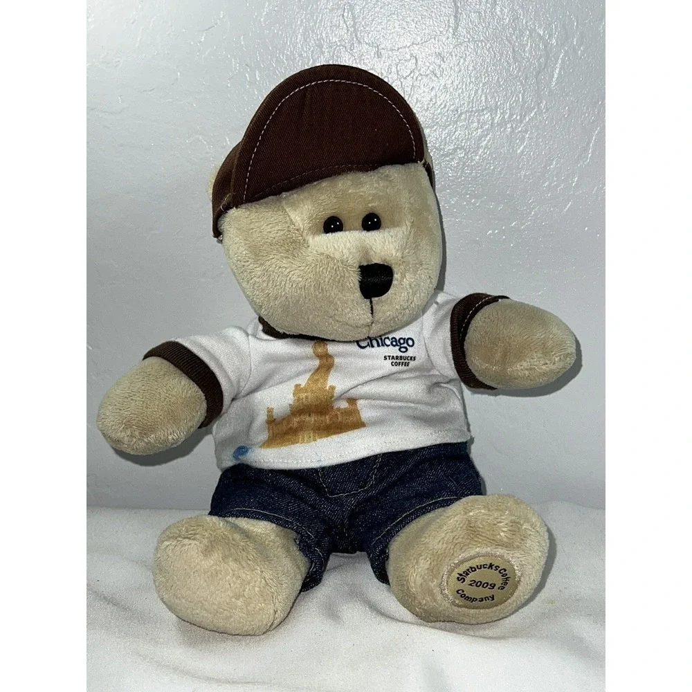 Starbucks Destination‎ Series 2009 Chicago Bearista Bear Teddy Bear Plush.